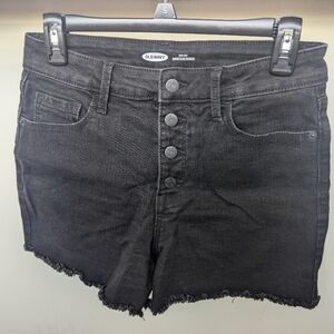 Old Navy High Waisted Black Shorts